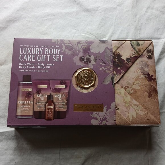 Luxury Body Care Gift Set by Tuscan Hills - 4 Ct - Picture 1 of 2